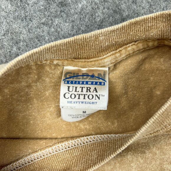 Kentucky Derby Shirt Mens Medium Brown Dirt Shirt Short Sleeve 132nd VTG Y2K - Picture 5 of 12